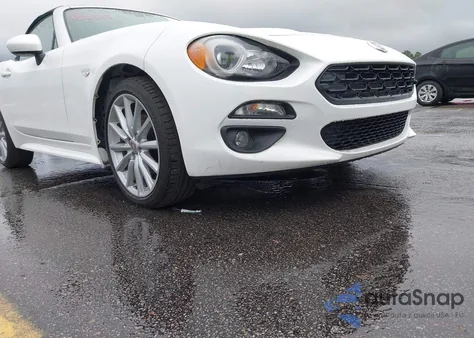 2017 Fiat 124 Spider Lusso из США, поврежденный, VIN JC1NFAEK5H0101922